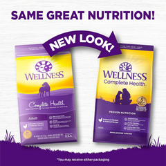 Wellness Complete Health Dry Dog Food, Wholesome Grains, Natural, Chicken & Oatmeal Recipe