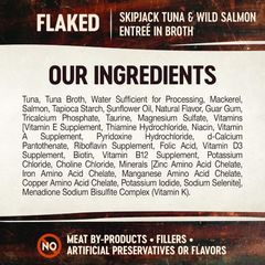 Wellness CORE Signature Selects Flaked Adult Wet Cat Food, Natural, Protein-Rich, Grain Free (Skipjack Tuna & Wild Salmon)