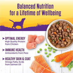Wellness Complete Health Thick & Chunky Natural Grain Free Canned Wet Dog Food, Chicken Stew