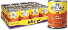 Wellness Complete Health Natural Wet Canned Dog Food Turkey & Sweet Potato