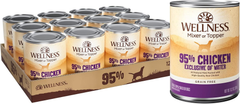 Wellness 95% Chicken Natural Wet Grain Free Canned Dog Food