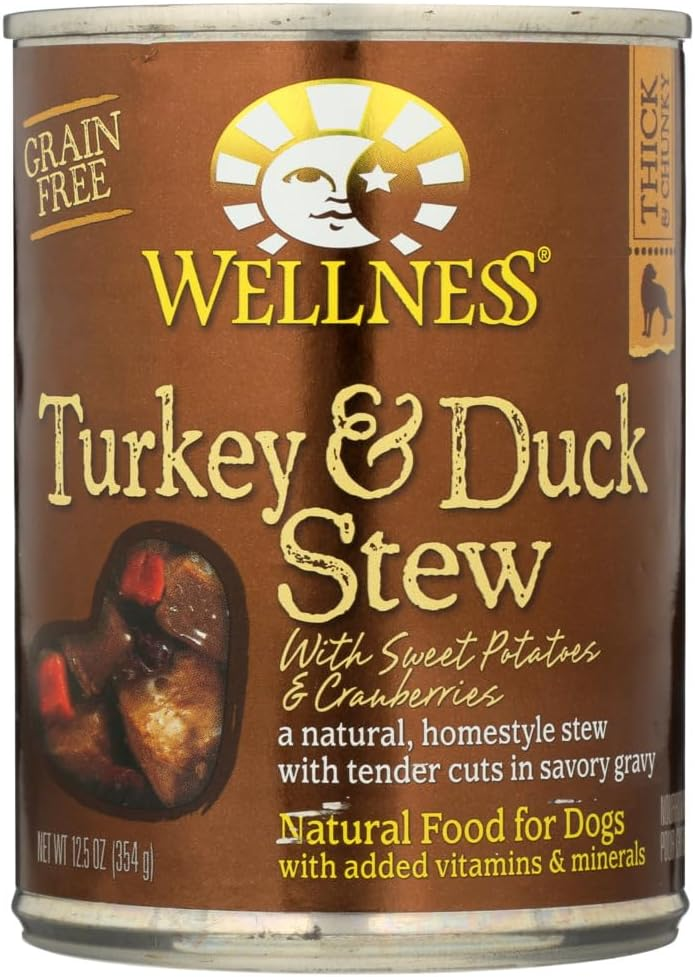Wellness Homestyle Stew Grain Free Turkey & Duck Stew with Sweet Potatoes & Cranberries