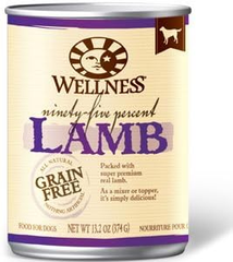 Wellness 95 Can Dog Food Topper Lamb
