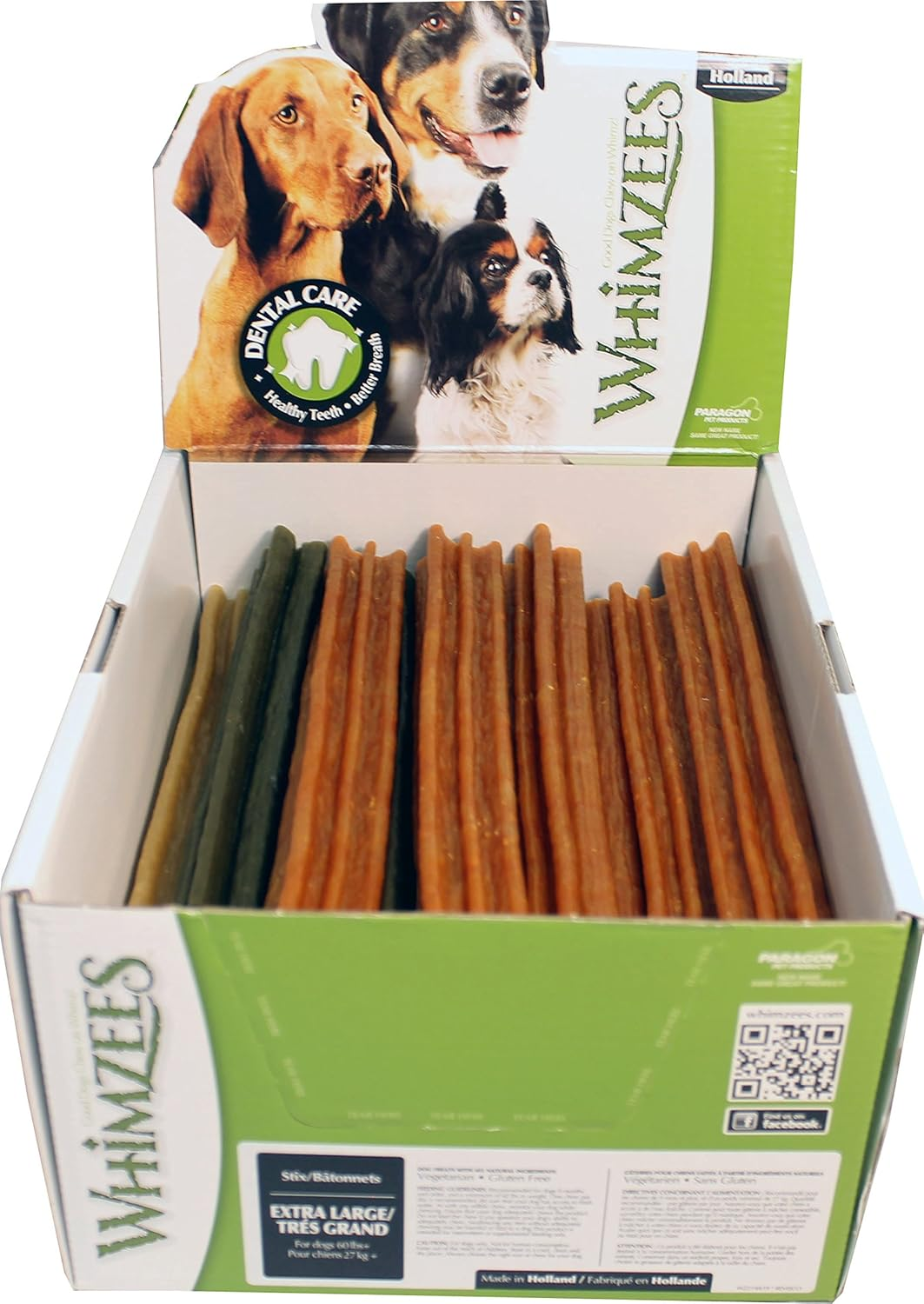 Whimzees Dental Treat Sticks For Dogs, Extra Large