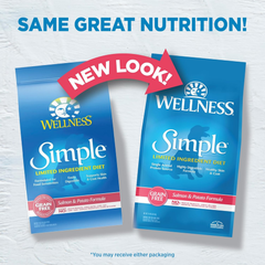 Wellness Natural Pet Food Wellness Simple Natural Grain Free Limited Ingredient Dry Dog Food, Salmon and Potato Recipe