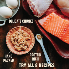 Wellness CORE Signature Selects Chunky Adult Wet Cat Food, Natural, Protein-Rich, Grain Free (Beef & Chicken)