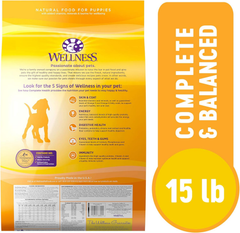 Wellness Complete Health Dry Puppy Food, Chicken, Salmon & Oatmeal