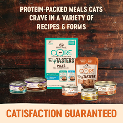 Wellness CORE Signature Selects Chunky Adult Wet Cat Food, Natural, Protein-Rich, Grain Free (Chicken & Salmon)