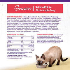Wellness Complete Health Gravy Adult Wet Cat Food, Natural, Protein-Rich, Grain Free (Salmon Entree)