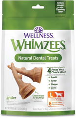 Whimzees Wellness Occupy Dog Dental Treats, Natural Chews, Large Size