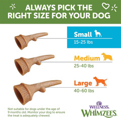 Whimzees Wellness Occupy Dog Dental Treats, Natural Chews, Small Size