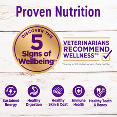 Wellness Complete Health Dry Dog Food with Grains, Natural Ingredients, Made in USA with Real Meat, All Breeds, For Adult Dogs (Healthy Weight - Chicken & Potatoes)