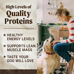 Merrick Premium Grain Free Dry Adult Dog Food, Wholesome And Natural Kibble With Real Chicken And Sweet Potato