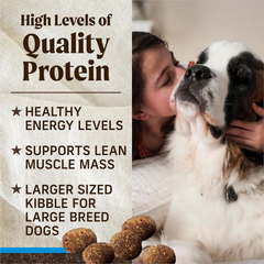 Merrick Grain Free Premium Large Breed Dry Dog Food, Wholesome and Natural Kibble, Chicken and Sweet Potato