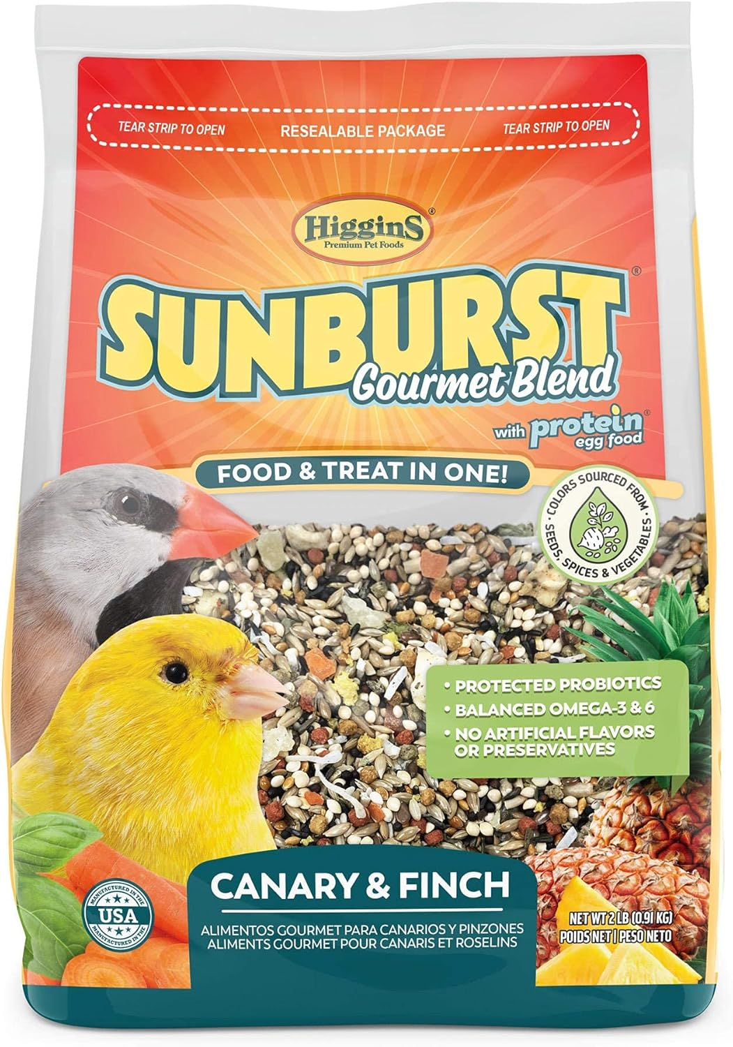 Higgins Sunburst Canary Finch 2 lb