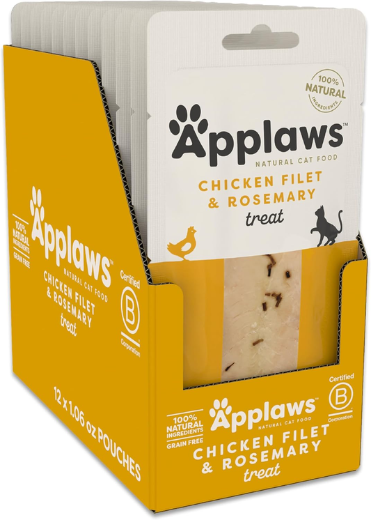 Applaws Chicken with Rosemary Loin Cat Treat 12 / 1.06 oz