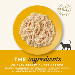 Applaws Natural Wet Cat Food, Limited Ingredient Wet Cat Food Pouches, Chicken Breast in Broth