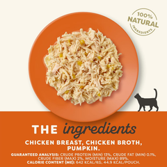 Applaws Chicken with Pumpkin in Broth Cat Pouch 12 / 2.47 oz