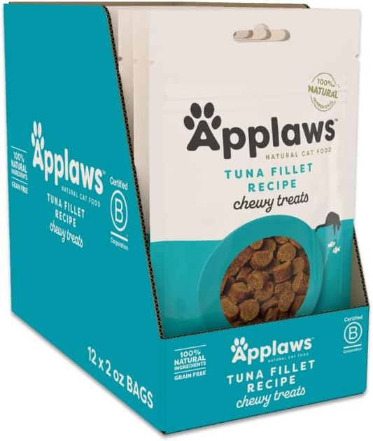 Applaws Natural Chewy Tuna Fillet Cat Treats 12 / 2 oz