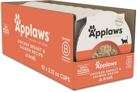 Applaws Chicken Breast with Salmon in Broth Cat Pot 10 / 2.12 oz