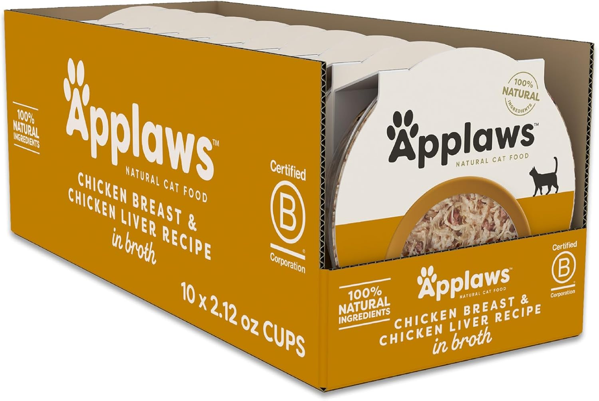 Applaws Chicken Breast with Liver in Broth Cat Pot 10 / 2.12 oz