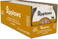 Applaws Chicken Breast with Liver in Broth Cat Pot 10 / 2.12 oz