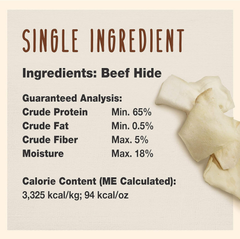 Cadet Premium Grade Beef Hide for Dogs, Rawhide Long Lasting Dog Chews, Chips, Curls & Rolls for Small/Medium/Large Dogs