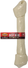 Cadet Premium Grade Beef Hide for Dogs, Long-Lasting Rawhide Knotted Bones Single-Ingredient Dog Chews, 13-Inch