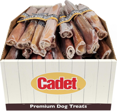 Cadet Bully Hide Sticks for Large Dogs, All-Natural Beef Pizzle, Limited-Ingredient Long-Lasting Dog Chews for Aggressive Chewers