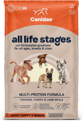Canidae All Life Stages Premium Dry Dog Food for All Breeds, Multi-Protein Recipe with Chicken, Turkey & Lamb Meals Recipe, For All Ages & Multi-Dog Homes