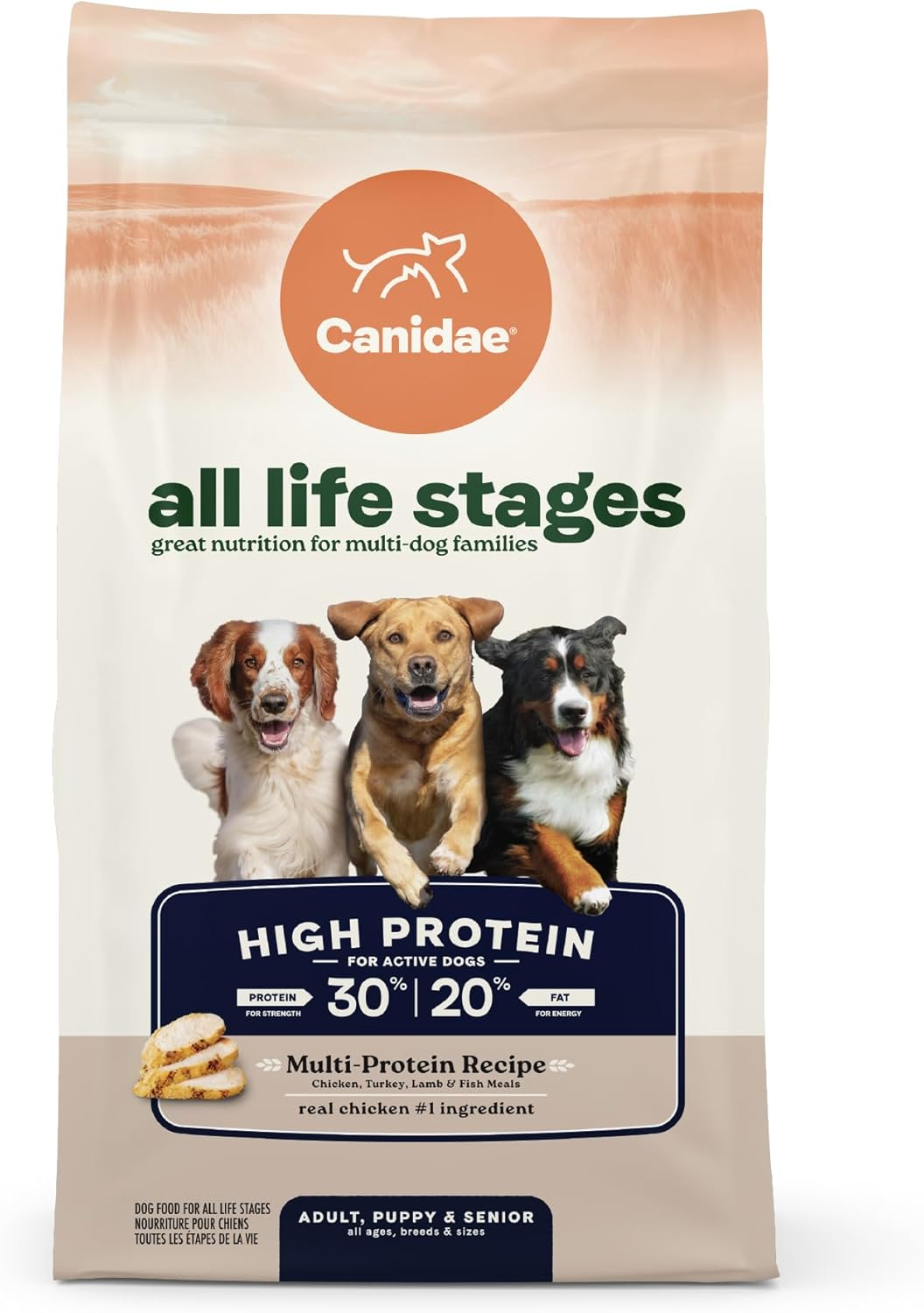 Canidae All Life Stages High Protein Dry Dog Food, Multi-Protein Recipe