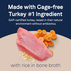 CANIDAE Pure Bone Broth Topper with Real Turkey & Rice Wet Dog Food