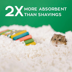 carefresh 99% Dust-Free White Natural Paper Small Pet Bedding with Odor Control