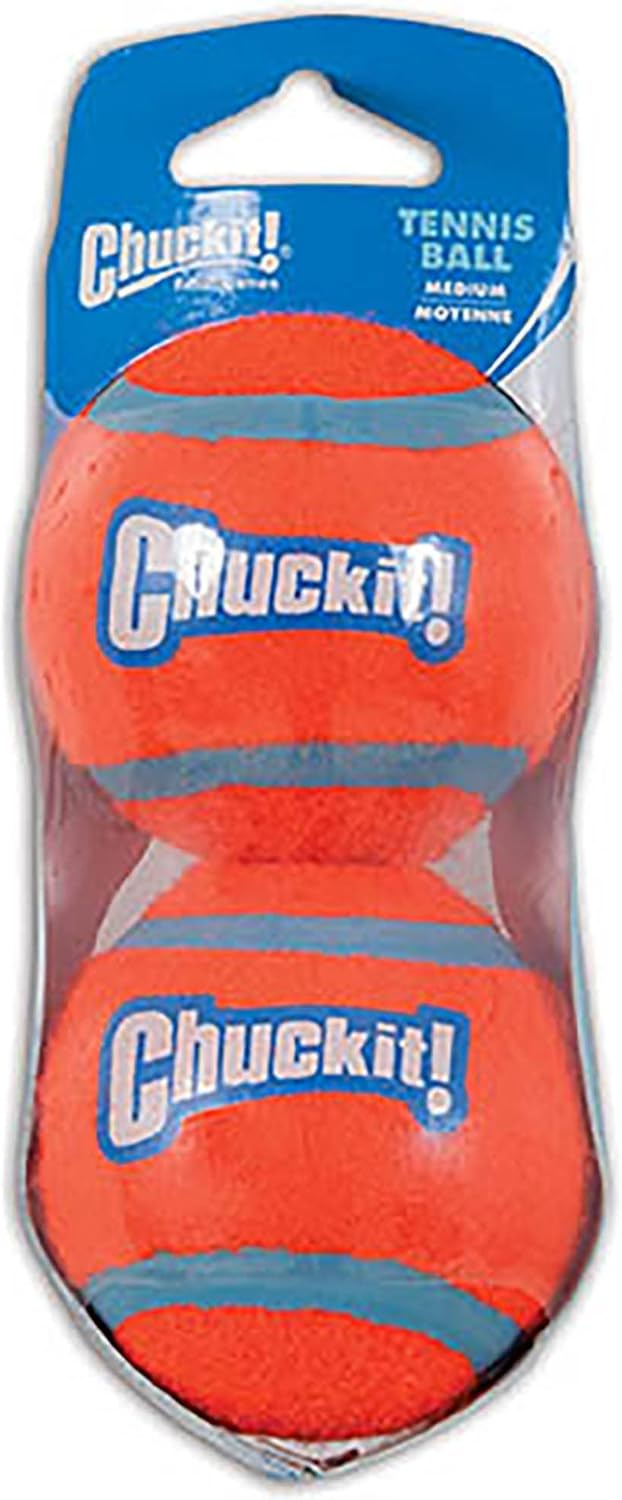 Chuckit! Dog Tennis Ball Dog Toy, Pack of 2