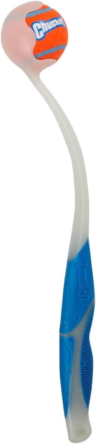Chuckit! Pro 18M Max Glow Dog Ball Launcher, 18" Length, For Dogs 20-60 Pounds