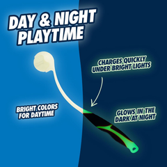 Chuckit Pro Fetch Toy Ball Launcher For Dogs; Compatible With Any Chuckit! 18 Inch + Max Glow Ball