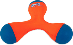 Chuckit! Amphibious Tri-Bumper Fetch Dog Toy, Black