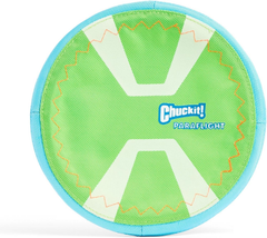Chuckit! Max Glow Paraflight Flying Disc Dog Toy