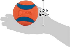Chuckit! Ultra Ball Dog Toy - For Dogs 100+ lbs - Made from Durable Rubber - Super Bouncy - Floats in Water
