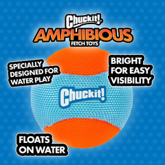 ChuckIt! Amphibious Fetch Balls, Set of 3