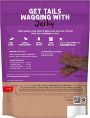 Cloud Star Wag More Bark Less Grain Free Jerky Dog Treats with Duck & Apple