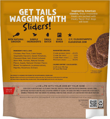 Cloud Star Wag More Bark Less Sliders Dog Treats, BBQ Chicken
