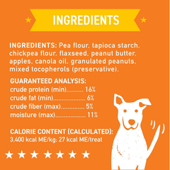 Cloud Star Wag More Bark Less - Dog Treats - Crunchy Biscuits - Grain Free Peanut Butter & Apples