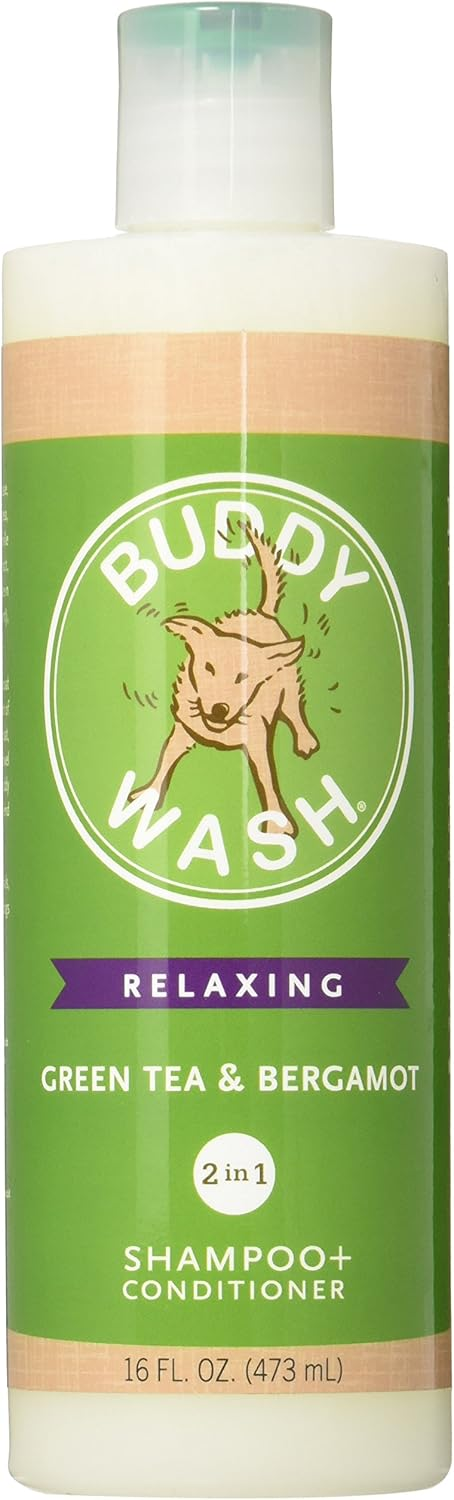 Cloud Star Buddy Wash Dog Shampoo and Conditioner, Green Tea & Bergamot