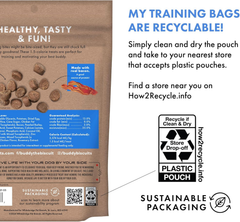 Buddy Biscuits Trainers Pouch of Training Bites Soft & Chewy Dog Treats Made with Bacon Flavor