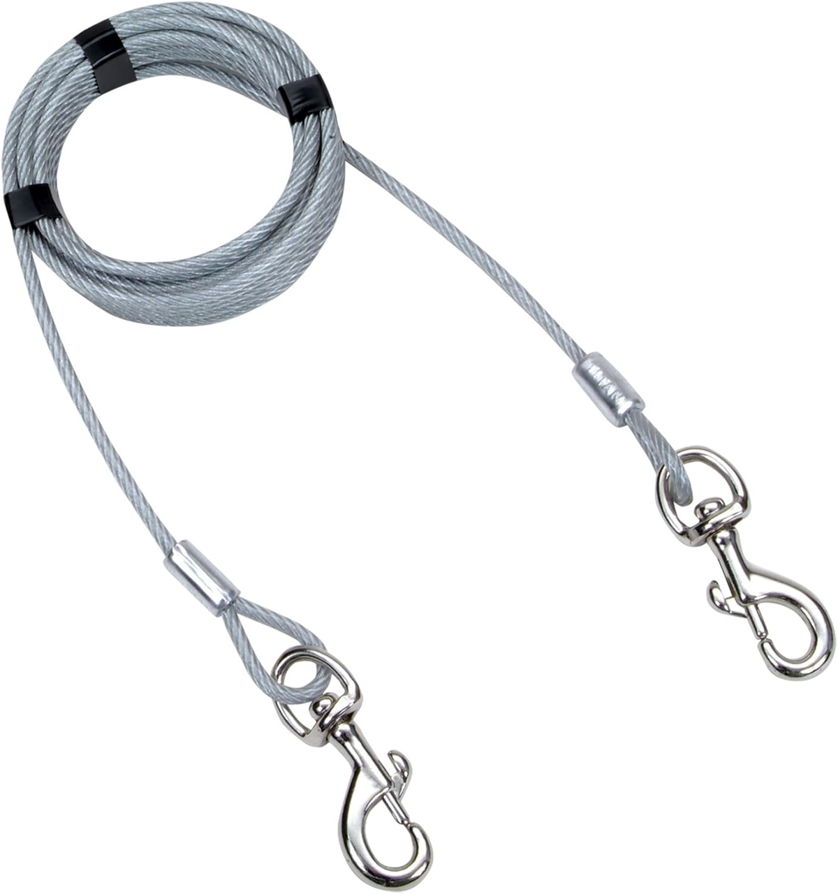 Coastal Pet Titan Giant Cable Dog Tie Out - Heavy-Duty Dog Tie Out Cable - Cable Tie Out for Dogs up to 150 lbs - Rust-Resistant Pet Tie Out Cable - Quality Dog Supplies