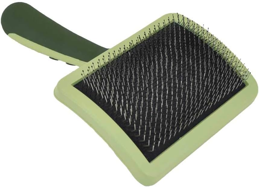 Coastal Pet Hair Brush for Dogs of All Types - Safari Curved Slicker Brush - Pet Grooming Tools for Shedding - Dog Pin Brush for Detangling