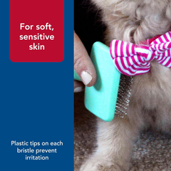 Coastal Pet Li'l Pals - Kitten Slicker Brush with Coated Tips