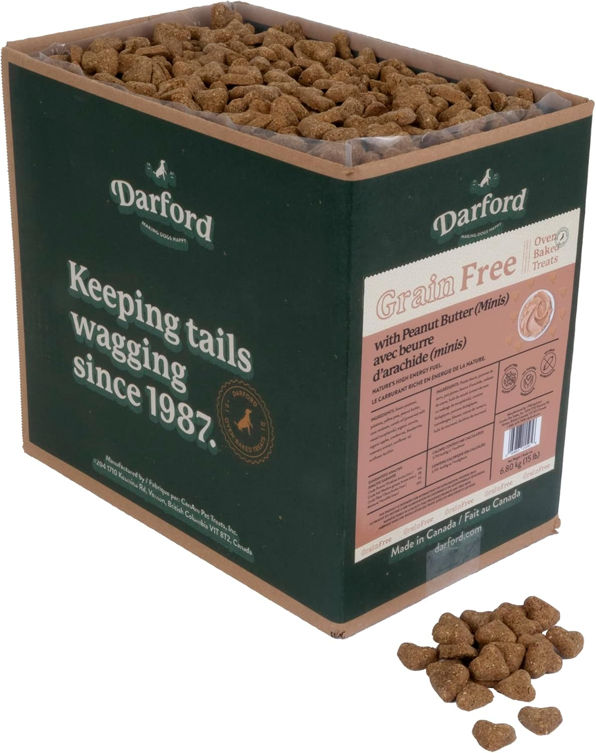 Grain Free Peanut Butter with Mixed Veggies Recipe Minis Heart Dog Treats