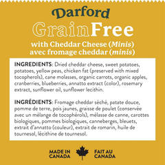 Grain Free Cheddar Cheese Minis Heart Recipe Dog Treats 12oz